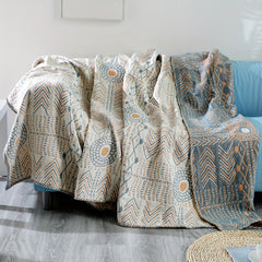 Bohemian Style Sofa Blanket Thick Cotton Soft Cover