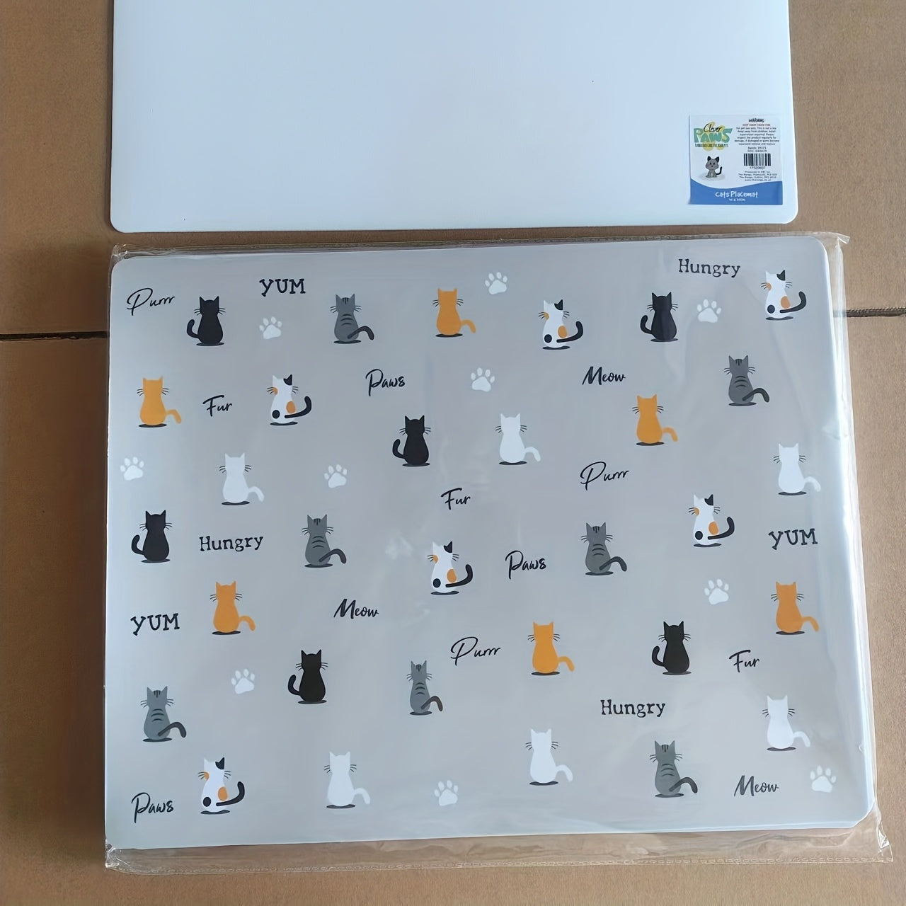 Small Pet Thick Dining Mat Cat Dog Pattern