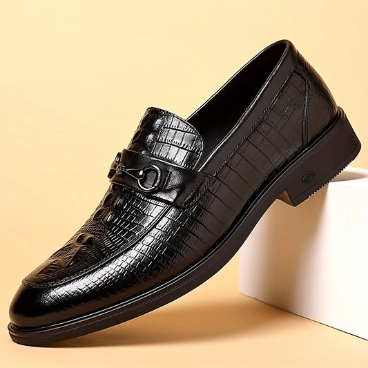 Men's PU Leather Loafer Shoes Non Slip Slip On Shoes
