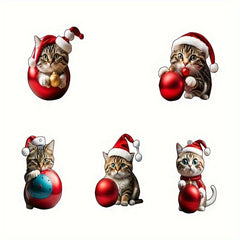 Christmas Kitten Car Pendant Ornament