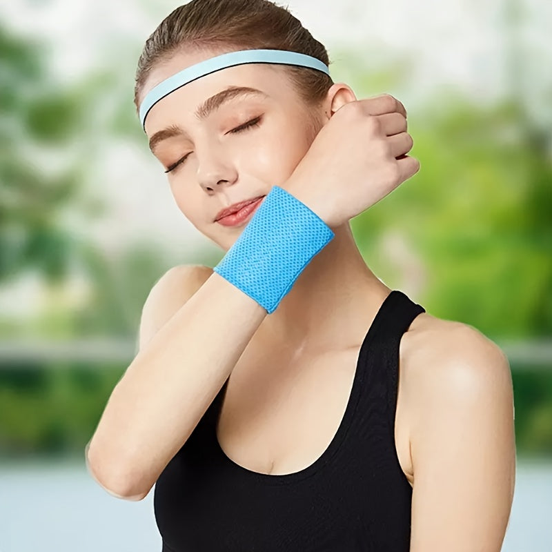Ice Cooling Wristbands for Outdoor Sports Yoga Running Gym