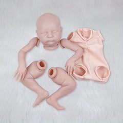 21" Blank Kit Vinyl Unpainted Unfinished Blank Doll Parts DIY Reborn Kit