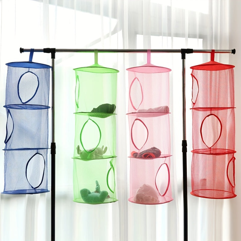 Hanging Net Storage Basket for Toys Clothes Socks Underwear Bath Towels