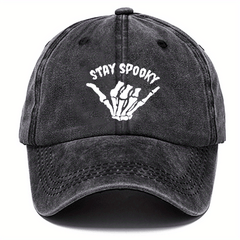 Halloween Cotton Baseball Cap Adjustable Sun Protection Hat