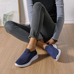 Non Slip Mesh Sneakers Lightweight Slip on Shoes For Women