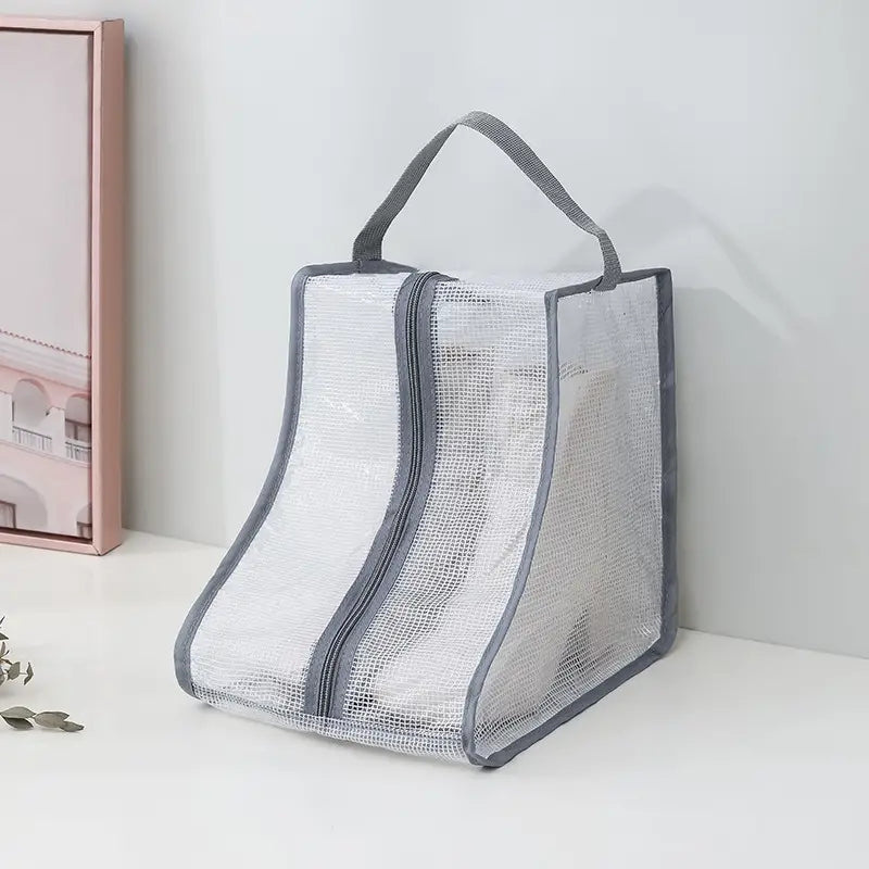 Boot Storage Bag for Short and Tall Boots, Clear Dust Cover for Shoes Packing