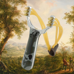 Outdoor Aluminum Camouflage Slingshot for Fun Toys Games