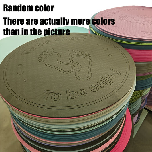 Random Soft TPE Skipping Mat Shockproof Fitness Sports Mat 6mm