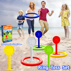 Outdoor Throwing Rings Game Set for Kids & Adults