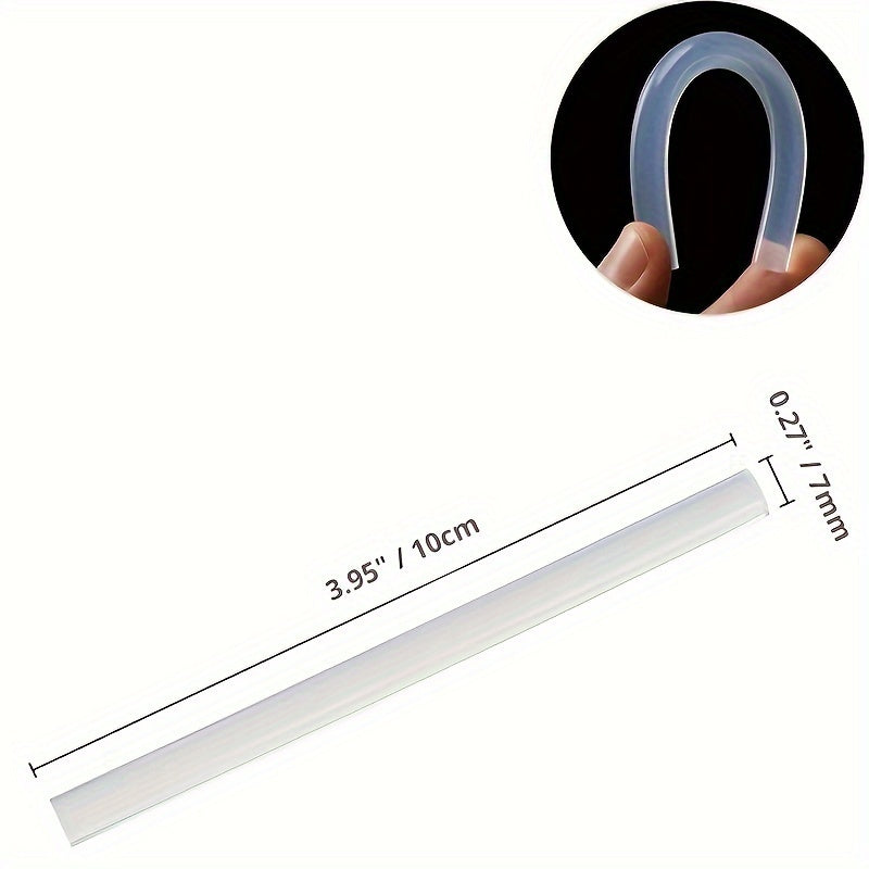 50pcs Hot Glue Gun Stick Transparent Hot Melt Adhesive DIY Jewelry Glue Strip