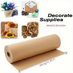 Brown Leather Paper Crafts Art Packaging Decoration Paper
