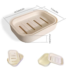 1pc Soap Box Bathroom Dish Plate Case Travel Hiking Holder Container Soap Box