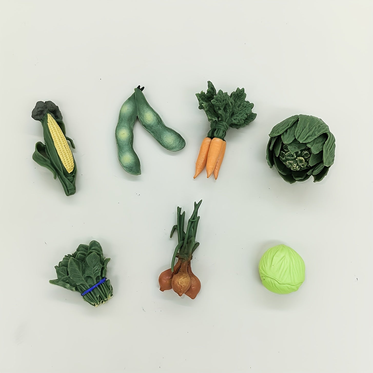 7pcs Vegetable Model Toys Artificial Corn Mini Simulation Cabbage
