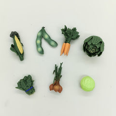 7pcs Vegetable Model Toys Artificial Corn Mini Simulation Cabbage