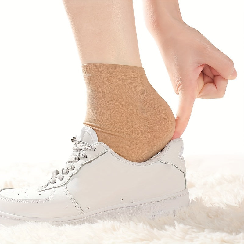 2pcs Silicone Heel Socks Anti Crack Moisturizing Insoles Unisex Foot Care