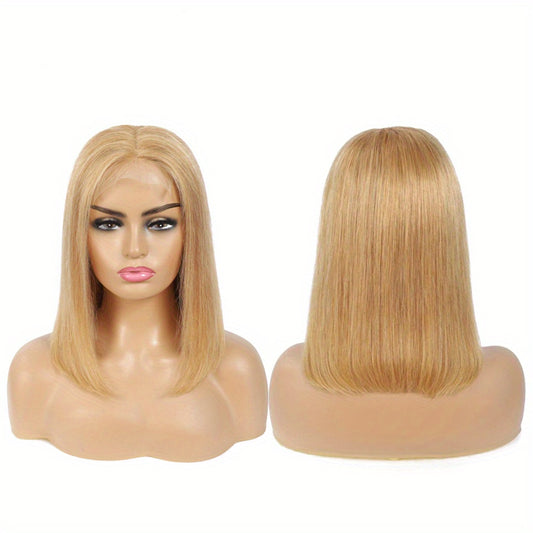 Short Bob Straight Lace Front Human Hair Wig