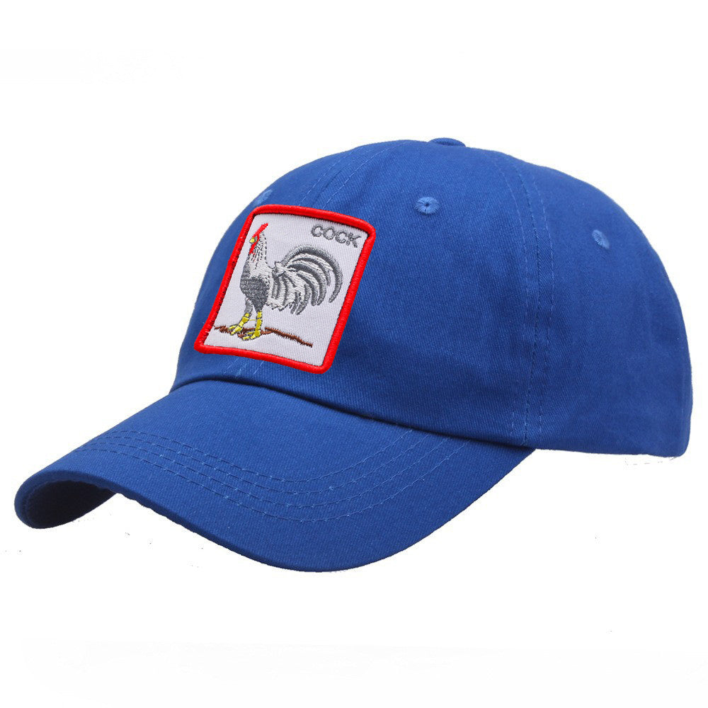 Animal Embroidery Sun Protection Baseball Cap