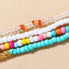 Boho Stretch Long Rice Bead Wrap Bracelets