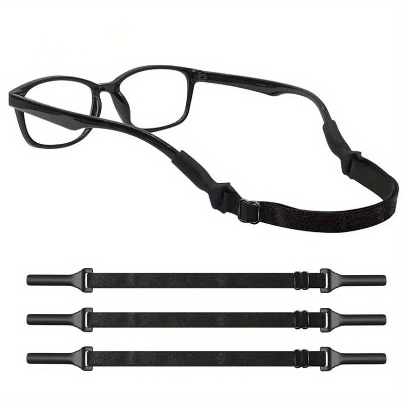 3pcs Outdoor Sports Glasses Rope Anti-drop Adjustable Non-slip Strap