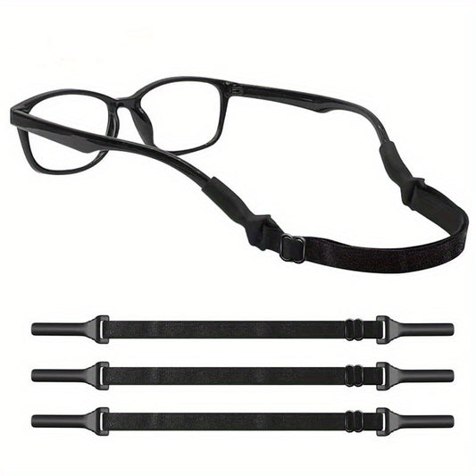 3pcs Outdoor Sports Glasses Rope Anti-drop Adjustable Non-slip Strap
