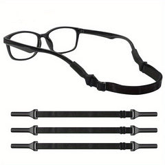 3pcs Outdoor Sports Glasses Rope Anti-drop Adjustable Non-slip Strap
