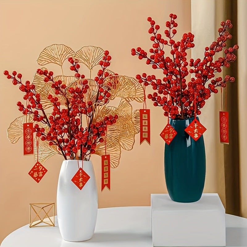 10pcs Christmas Simulation Berry Artificial Berries Party Table Decoration
