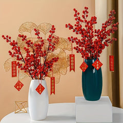 10pcs Christmas Simulation Berry Artificial Berries Party Table Decoration
