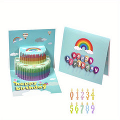 Musical Birthday Cards 3D Pop Up DIY Number Birthday Cards