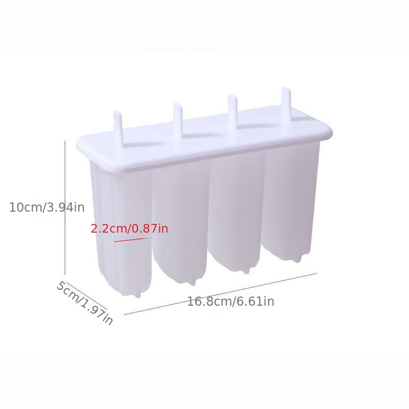 Popsicle Molds Ice Cream Trays Reusable Kitchen Tools 50 Sticks