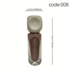 Kuda 10ml Nail Polish Peach Mousse Quick Dry No Odor Solid Manicure Nail Care