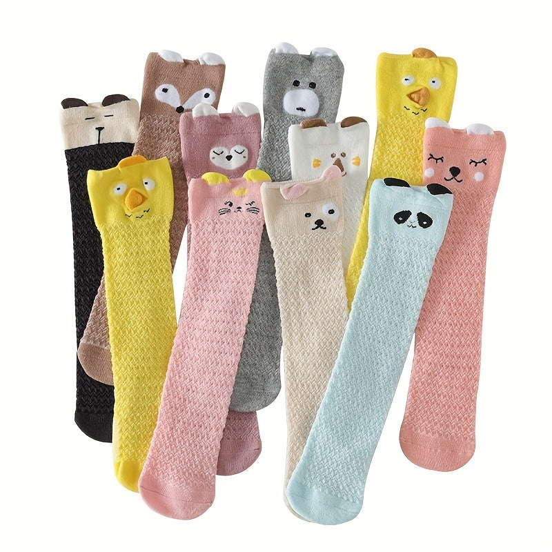 2pairs Baby Girls Animal Over The Knee Socks
