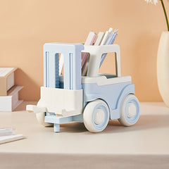 Cartoon Car Pen Holder Desktop Organizer Ornaments