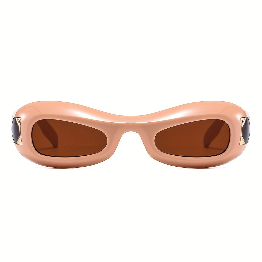 Y2K Oval Goggles UV400 Photo Booth Props Sunglasses