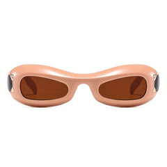 Y2K Oval Goggles UV400 Photo Booth Props Sunglasses