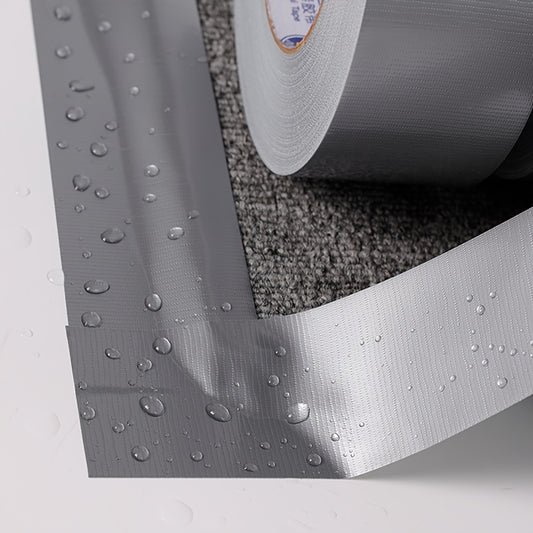 Waterproof Adhesive Fabric Tape High Viscosity Silvery Gray Tape
