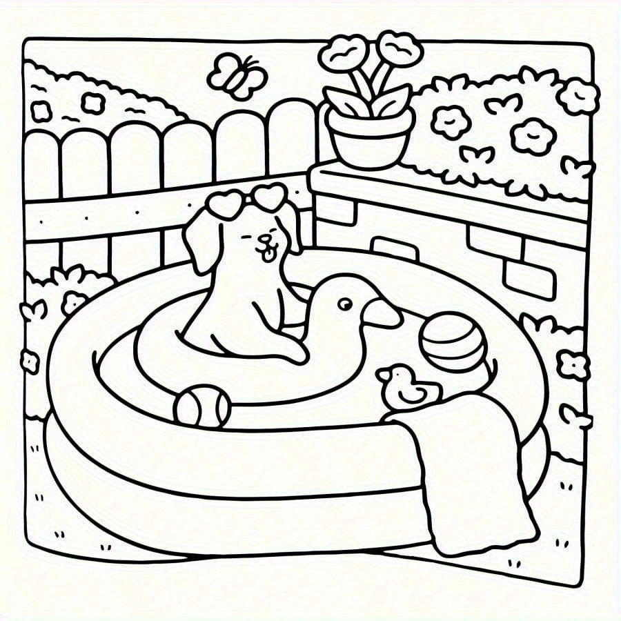 Healing Home Coloring Book for Adults - Cozy Patterns and Hand Painted Artwork