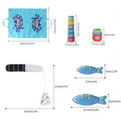 Colorful Fabric Fishing Set for Infants