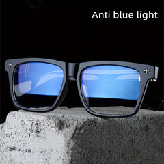 Tr90 Square Frame Glasses Anti Light Anti Eyeglasses For Men And Women