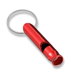 Aluminum Emergency Whistle Keychain for Camping Hiking Outdoors Sports