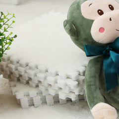 10pcs DIY Puzzle Plush Carpet 11.8''X11.8'' Back To School Supplies