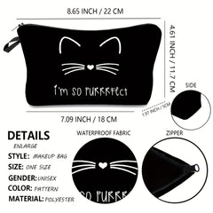 Adorable Makeup Bag for Women Water Resistant Toiletry Organizer