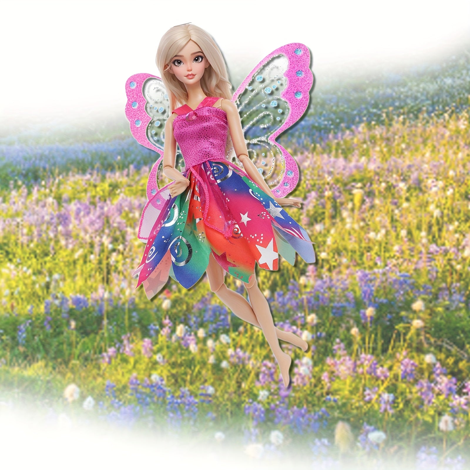 Butterfly Wing Cosplay Dress Accessory for 11.5 Inch Dolls