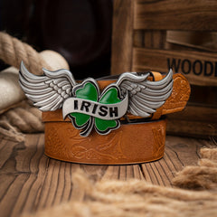 Western Style Men's PU Leather Belt