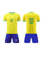 Boy's Bright Yellow Football Suit Size 10