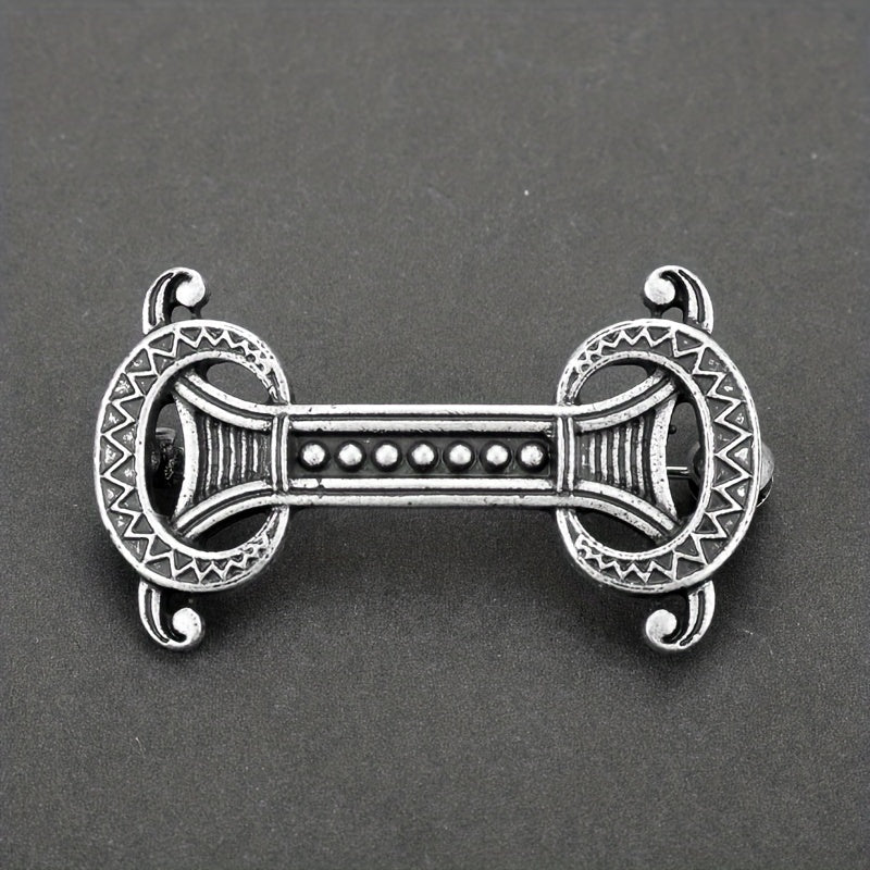 Medieval Pattern Brooch Retro Viking Brooch Badge Clothing Bags