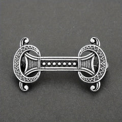 Medieval Pattern Brooch Retro Viking Brooch Badge Clothing Bags