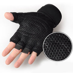 Unisex Breathable Fitness Gloves with Sunshade Closure