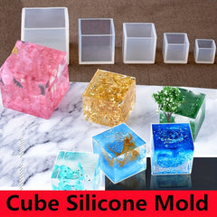 Epoxy Resin Cube Silicone Mold for DIY Craft