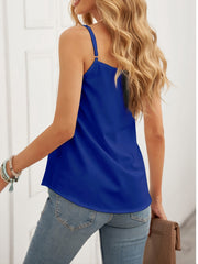Women's Button Up Tank Top Loose Fit