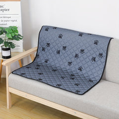 Pet Paw Print Mat Cartoon Blanket Soft Comfortable